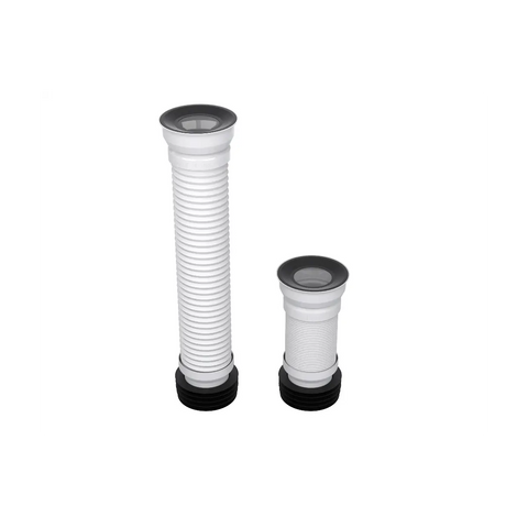Extendable toilet pan connector