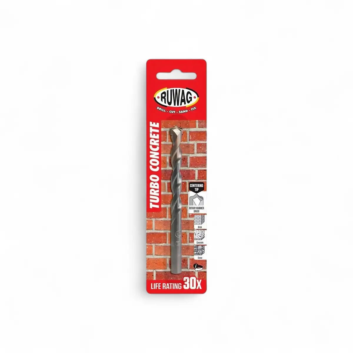 Turbo Concrete Drill Bit (Carded)
