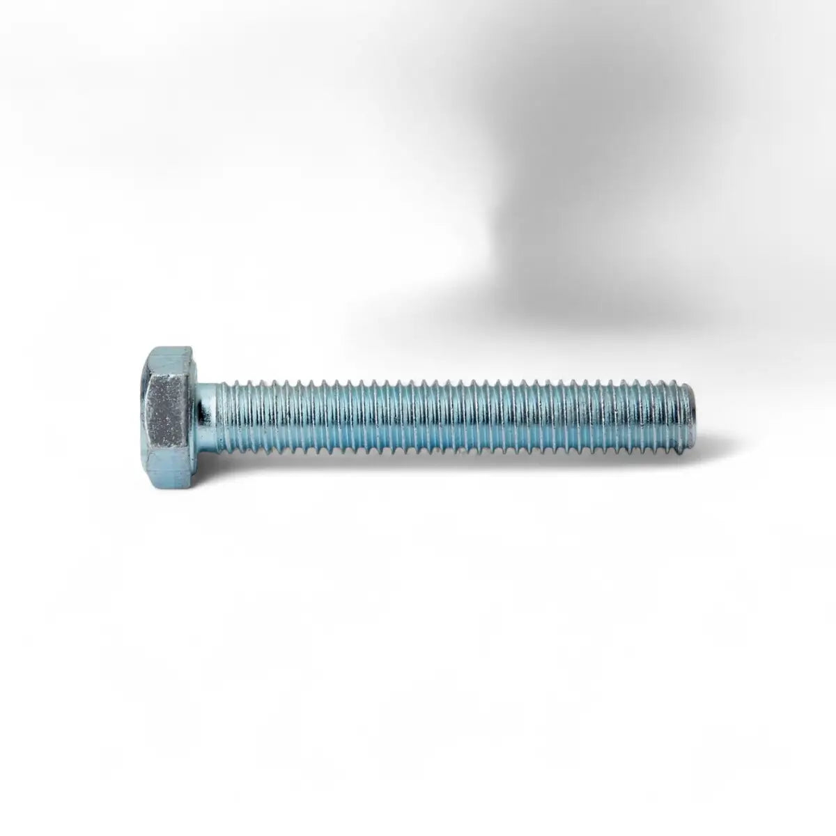 Zinc Plated Mild Steel Set Screw & Nut (100-Pack)