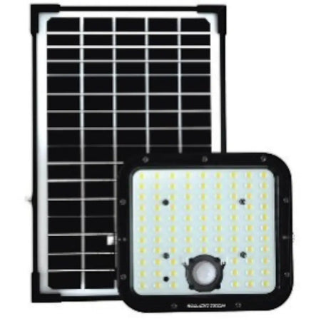 Solar floodlight with remote
