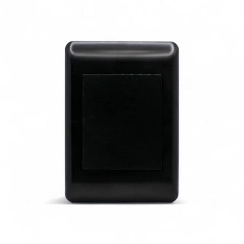 Lesco Blank Apollo 100 X 50 Blank Edgy Sapphire Blk Blank Cover Plate