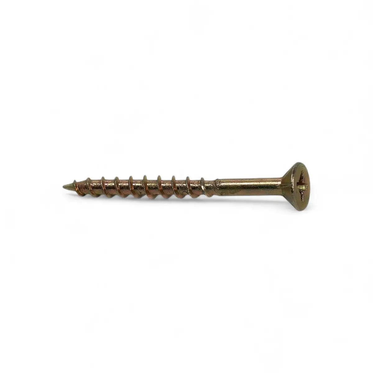 Yellow Passivated Chipboard Screw (400-Pack)