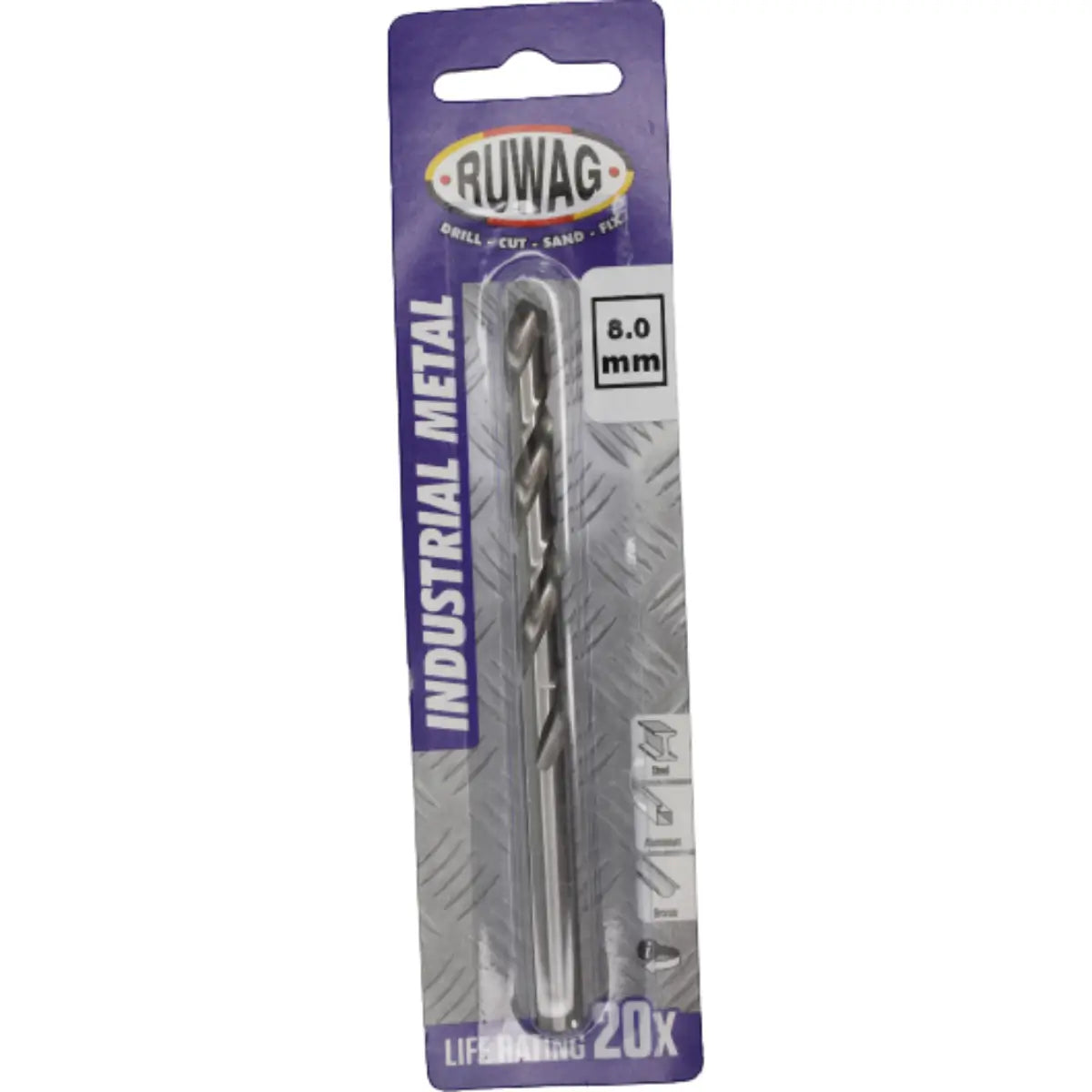Ruwag 8mm Metal Drill Bit - Al's Hardware