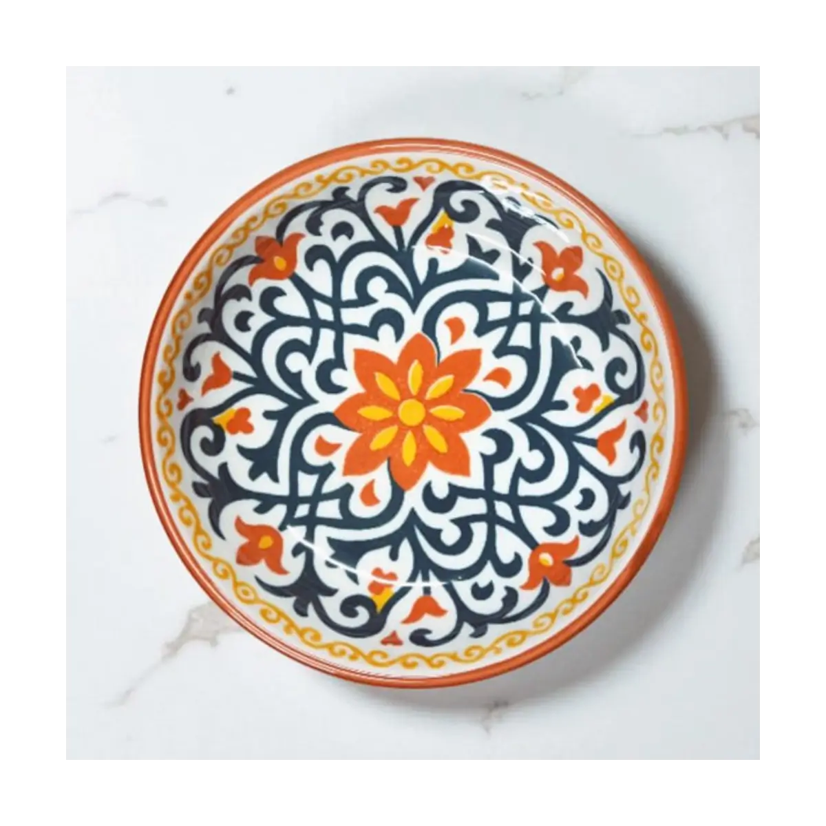 Embossed ceramic dish 12cm