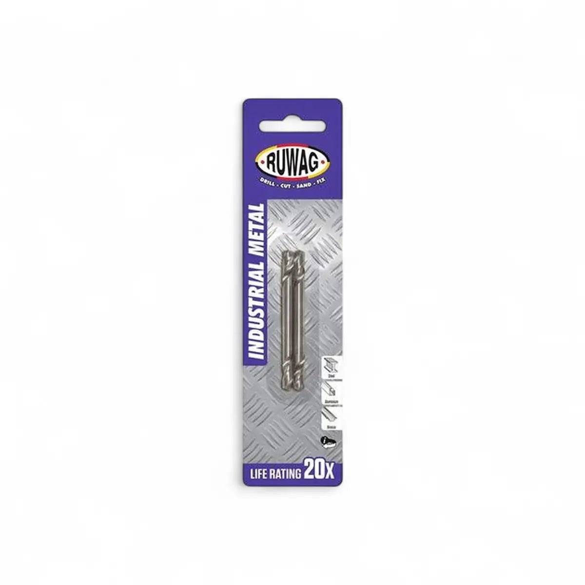 Double-Ended Metal Drill Bit - 6.00mm (Single, Carded)
