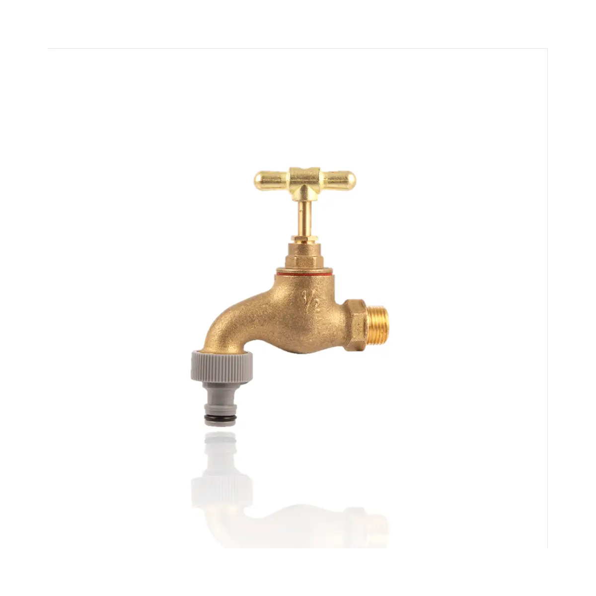 Heavy duty brass bib tap