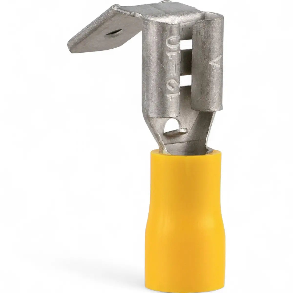 Pre-Insulated Piggy Back Terminal - Yellow 6.3mm (25-Pack)