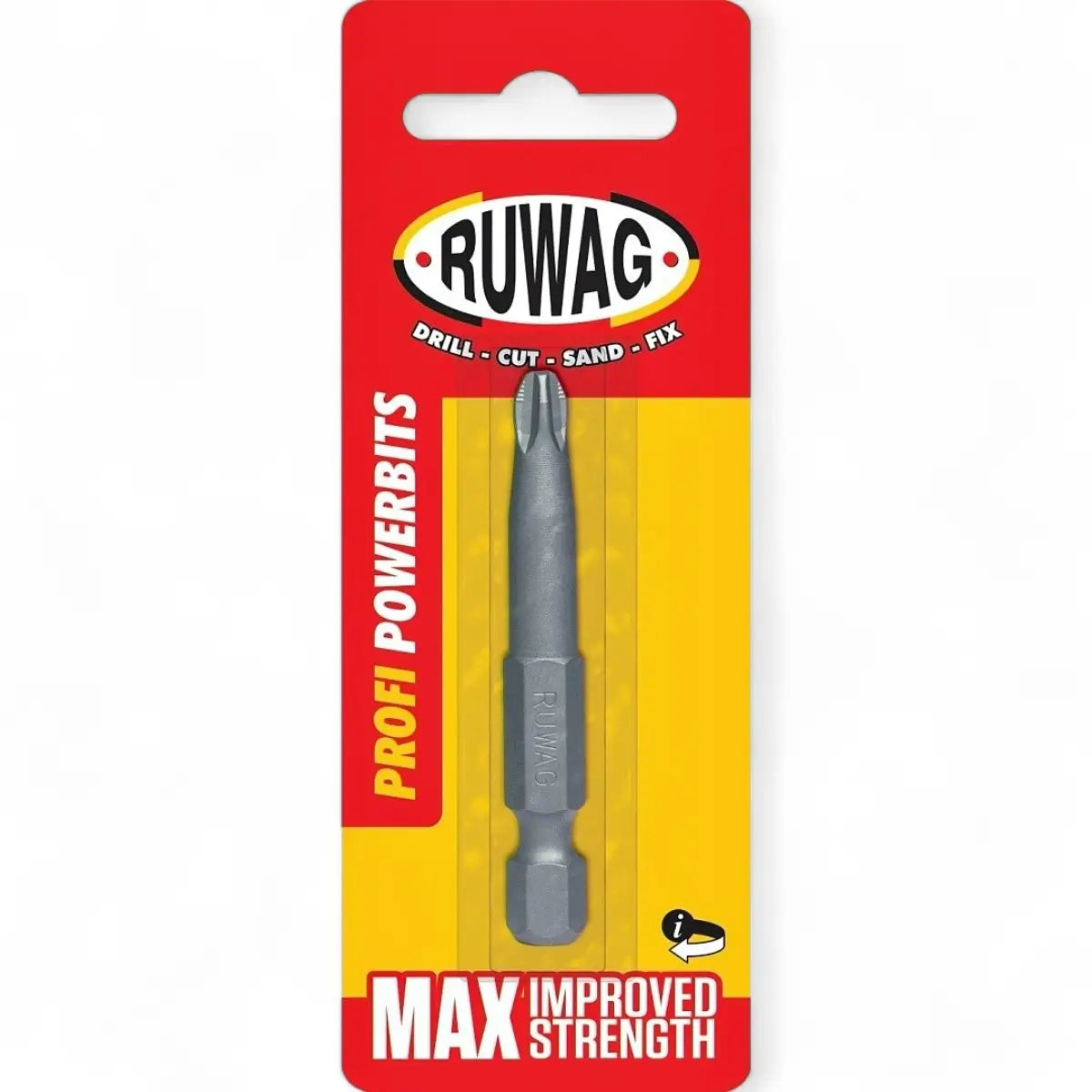 Phillips Screwdriver Bit - Ph1 X 50mm (Single, Carded)