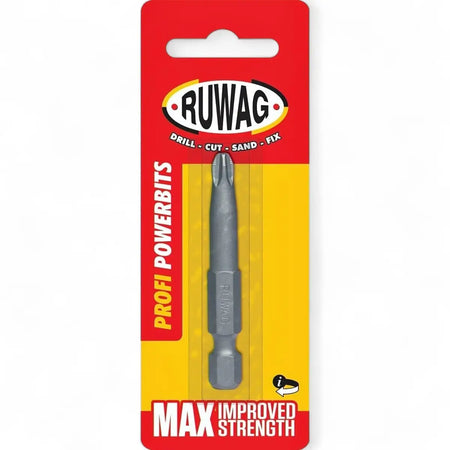 Phillips Screwdriver Bit - Ph1 X 50mm (Single, Carded)
