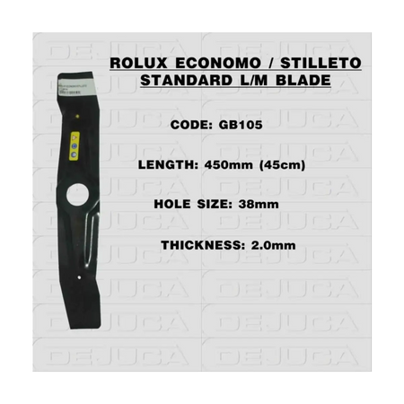 Rolux Economo mower blade