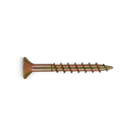 Yellow Passivated Chipboard Screw (25-Pack)