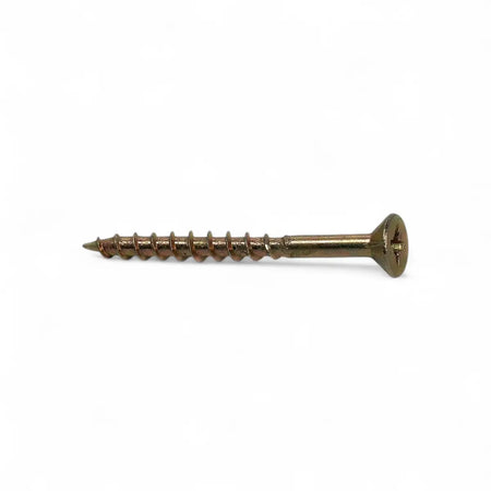 Yellow Passivated Chipboard Screw (100-Pack)
