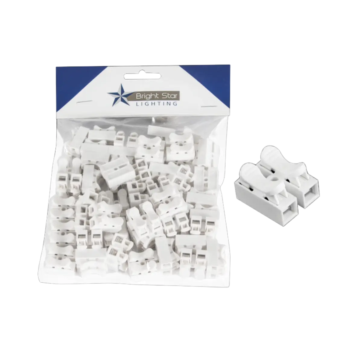 Two pin wire connectors pack