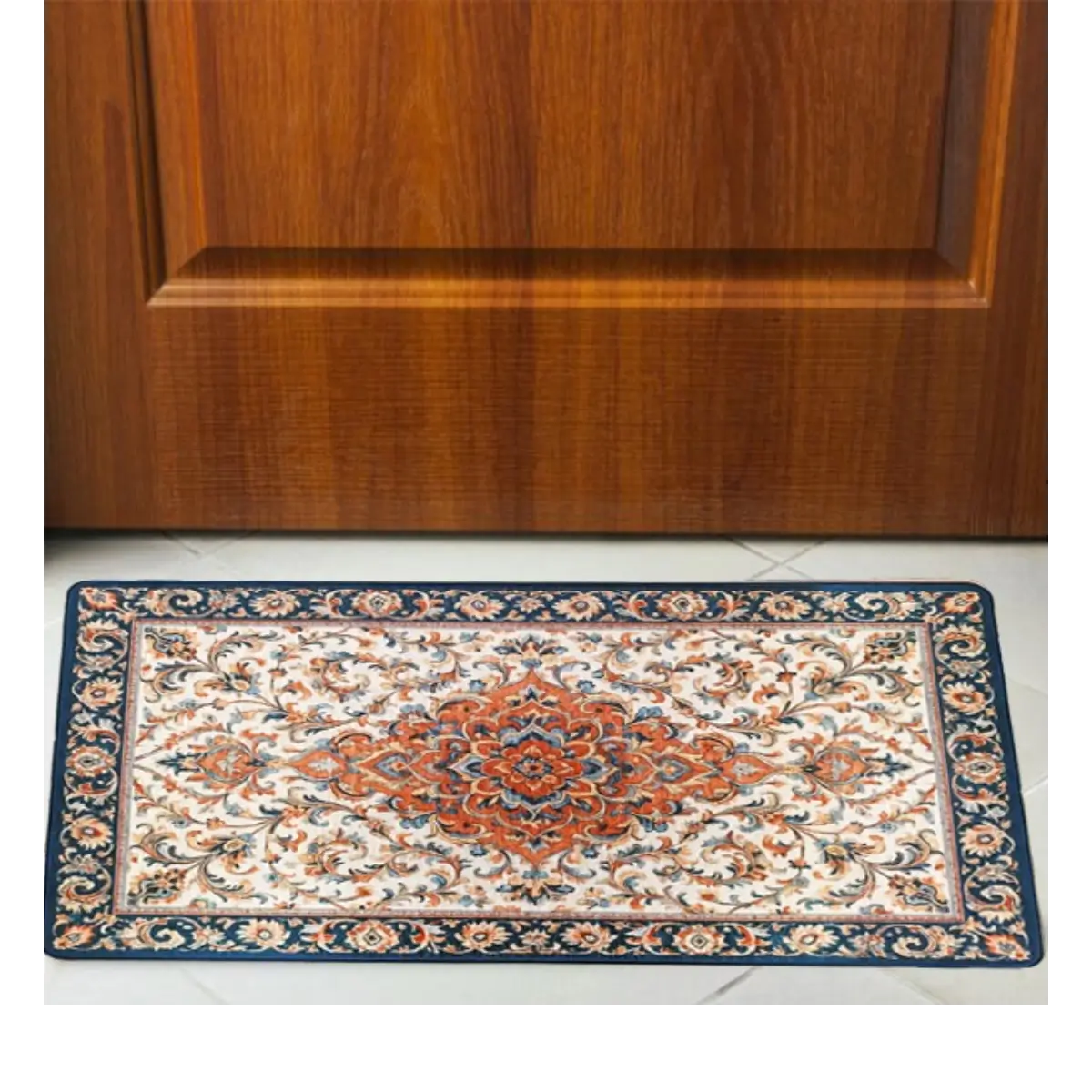 Ethnic pattern floor mat