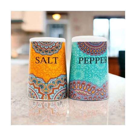 Ceramic salt and pepper shakers