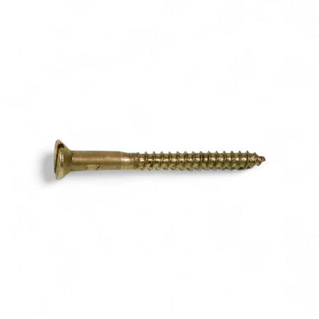 Solid Brass Wood Screw (10-Pack)