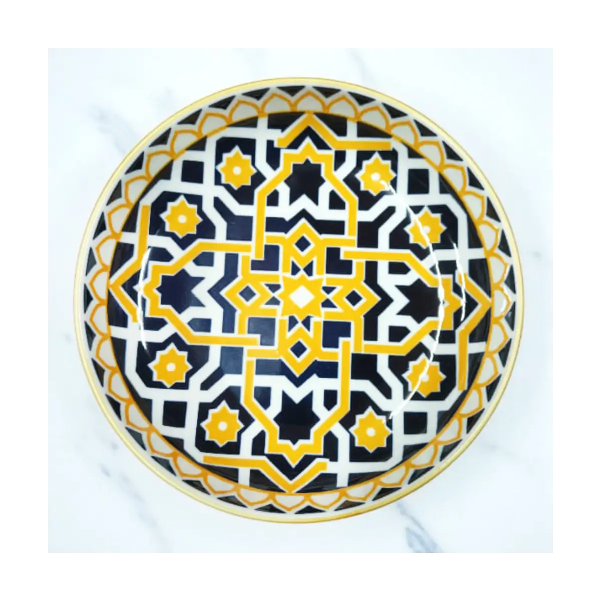 Embossed ceramic dish 153cm