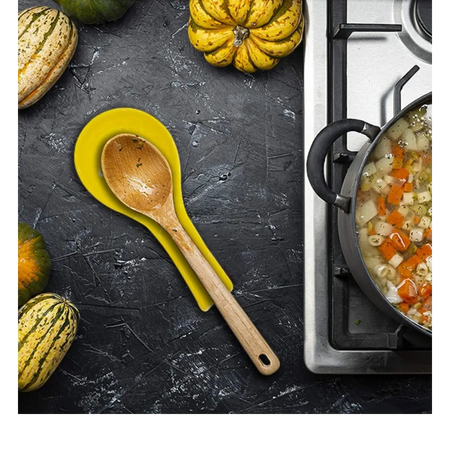 Ceramic spoon rest tray