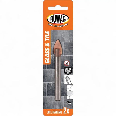Glass & Tile Drill Bit (Carded)