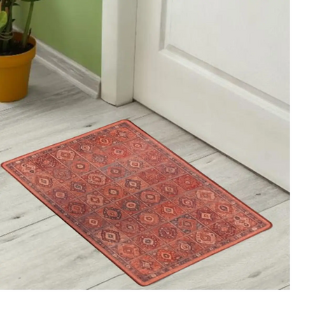 Ethnic pattern floor mat