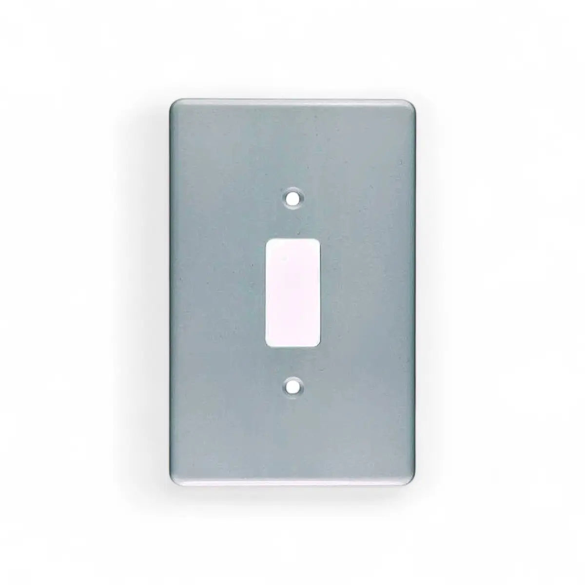 Dynamic Distributors Crabtree Cp 1 Lever Steel 4X2 Switch Cover Plate