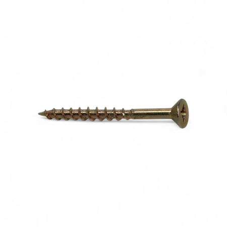 Yellow Passivated Chipboard Screw (100-Pack)