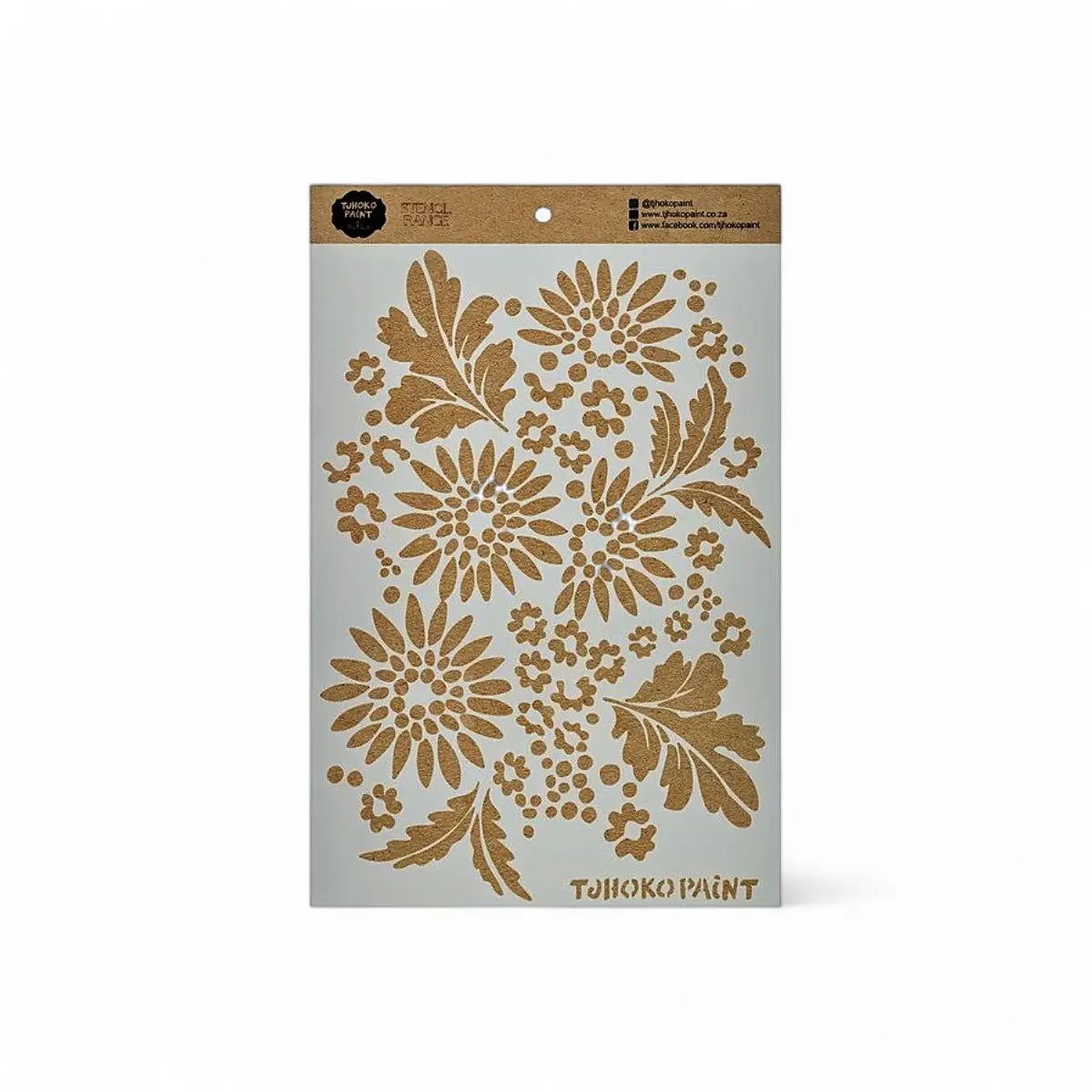Tjhoko Paint 2024-A3-5 Blooming Garden Paint Stencils