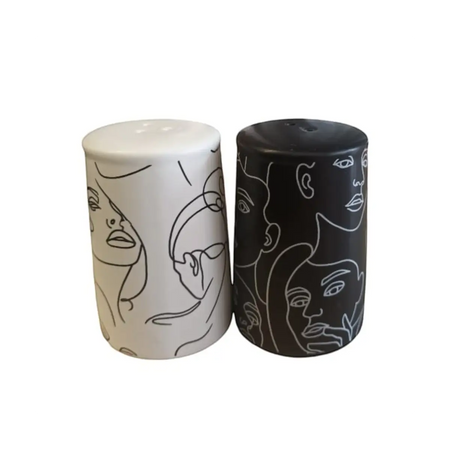 Ceramic salt and pepper shakers