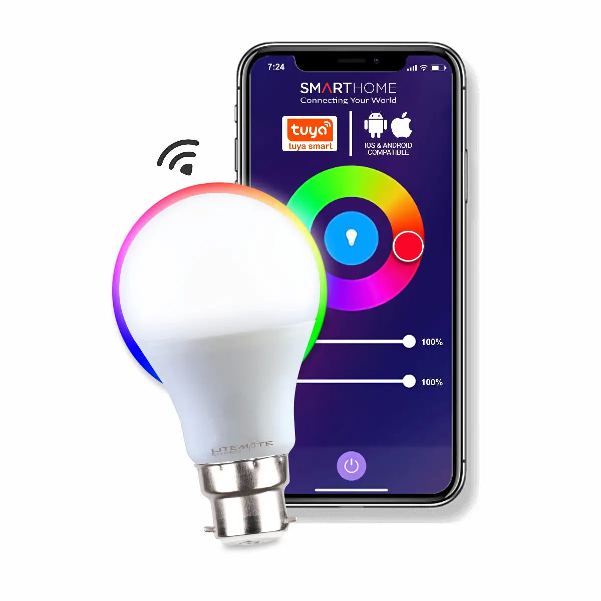 Smart WiFi LED bulb