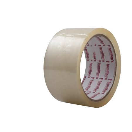 Clear packaging tape roll