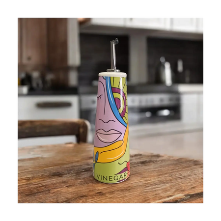 Ceramic vinegar bottle dispenser