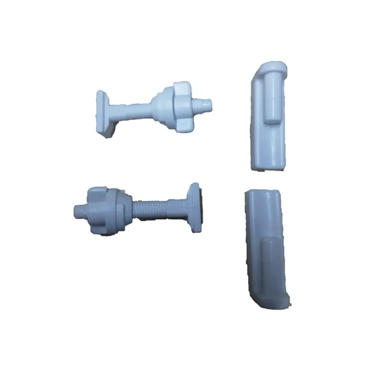 PVC toilet seat hinges