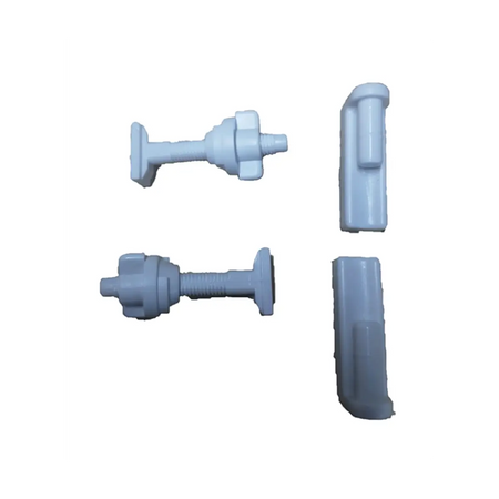 PVC toilet seat hinges