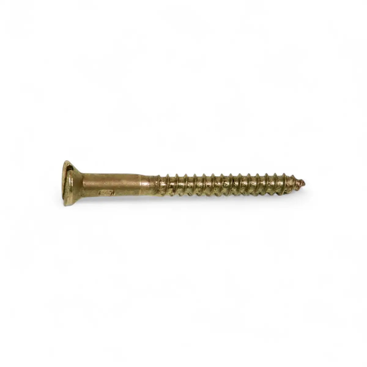 Brass Plated Wood Screw (10-Pack)