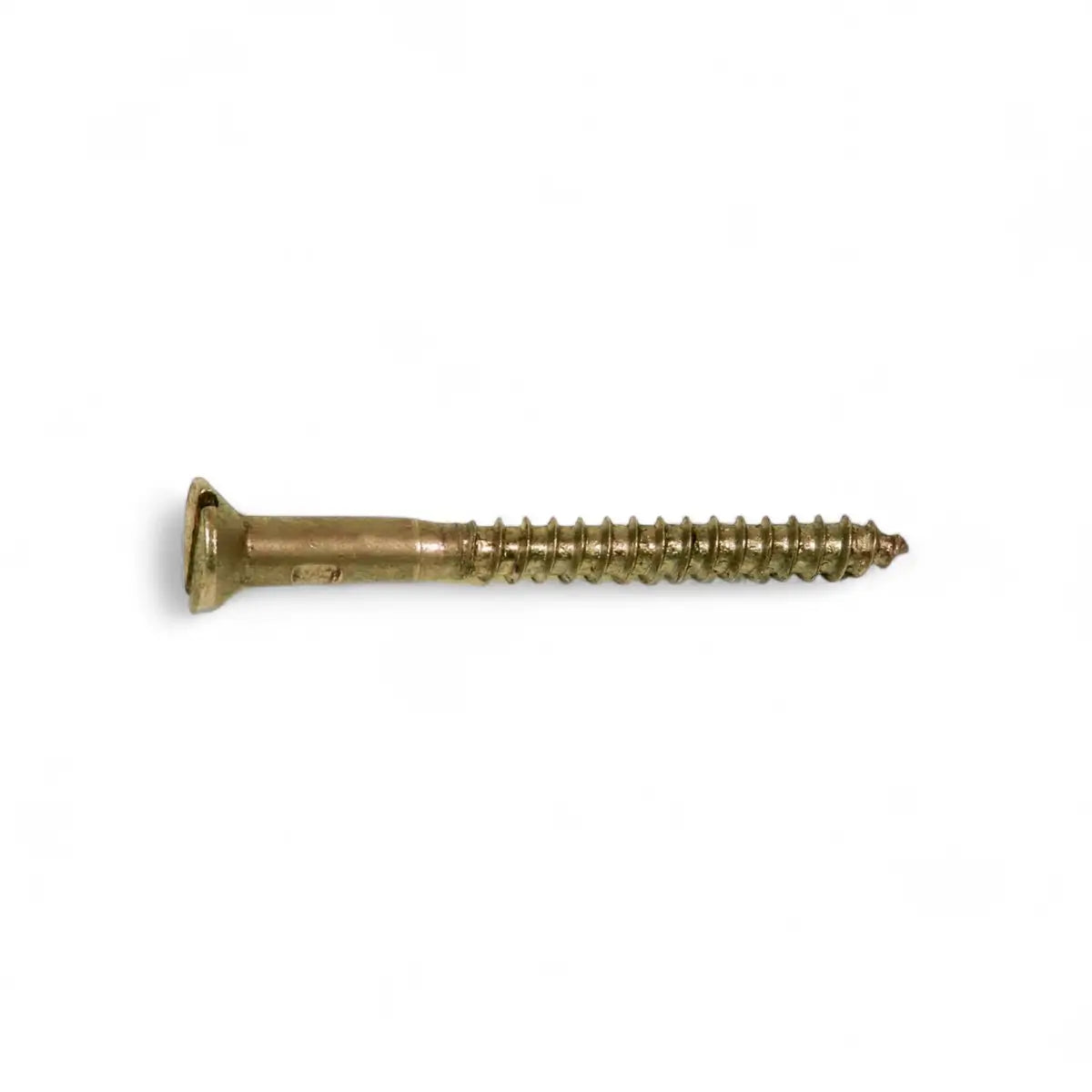 Brass Plated Wood Screw (10-Pack)