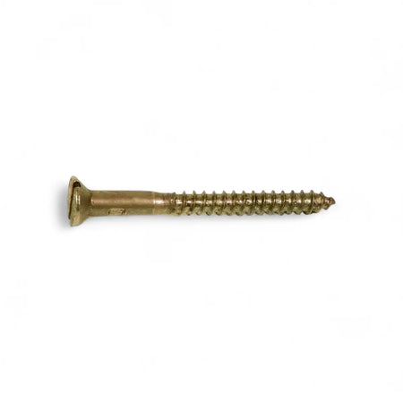 Brass Plated Wood Screw (10-Pack)