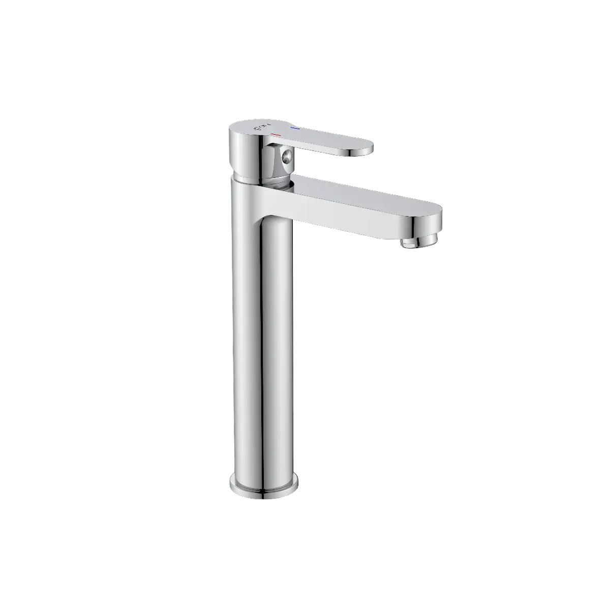 Raised basin mixer tap