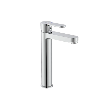 Raised basin mixer tap