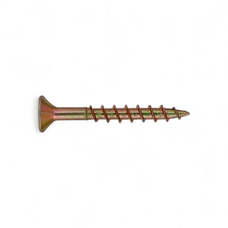 Yellow Passivated Chipboard Screw (25-Pack)
