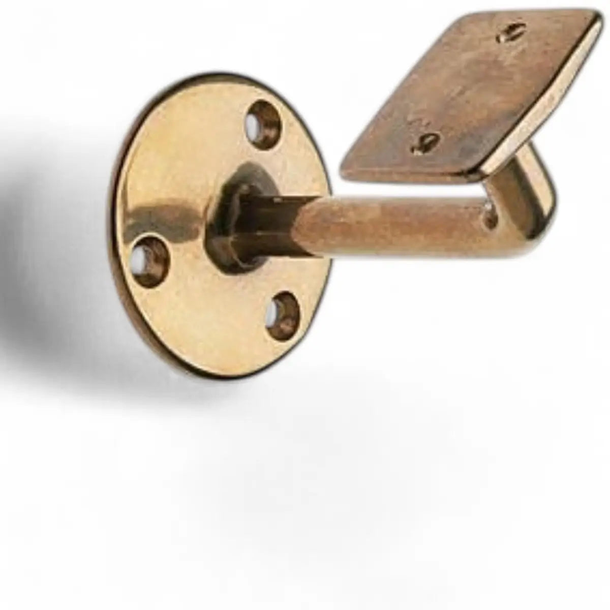 Chrome Flat Cranked Hand Rail Bracket (Single)