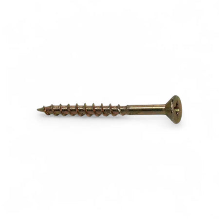 Yellow Passivated Chipboard Screw (10-Pack)