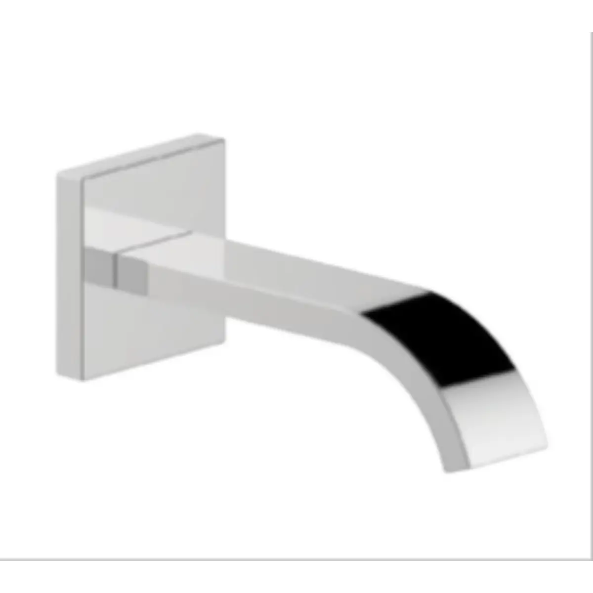 Black spout plumbing fitting