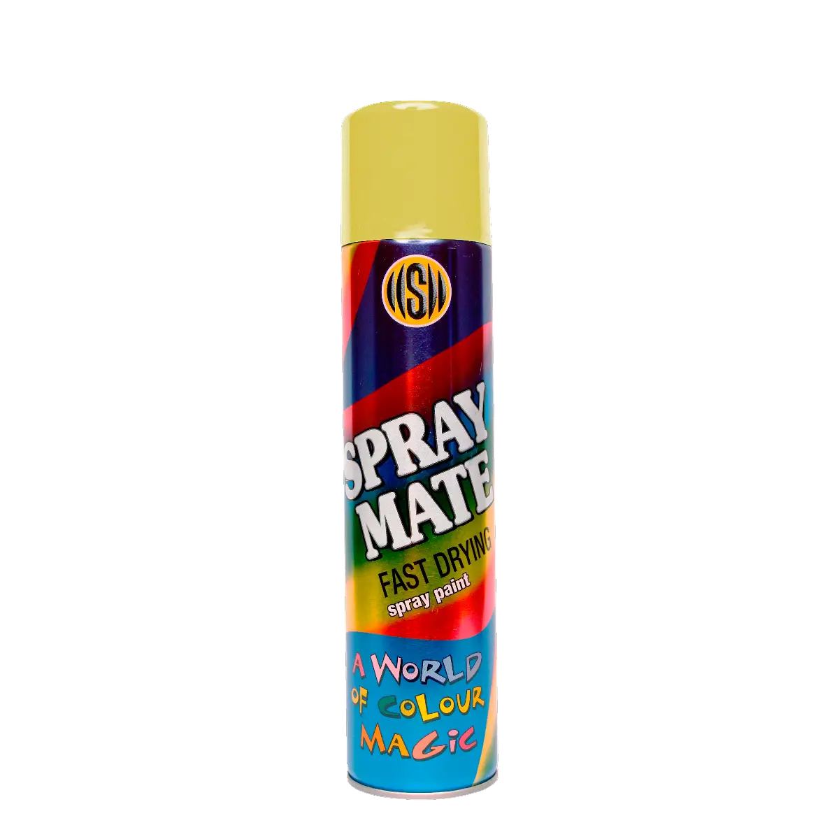 Pastel yellow spray paint