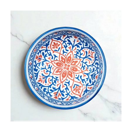 Embossed ceramic dish 12cm