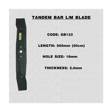50cm tandem bar mower blade