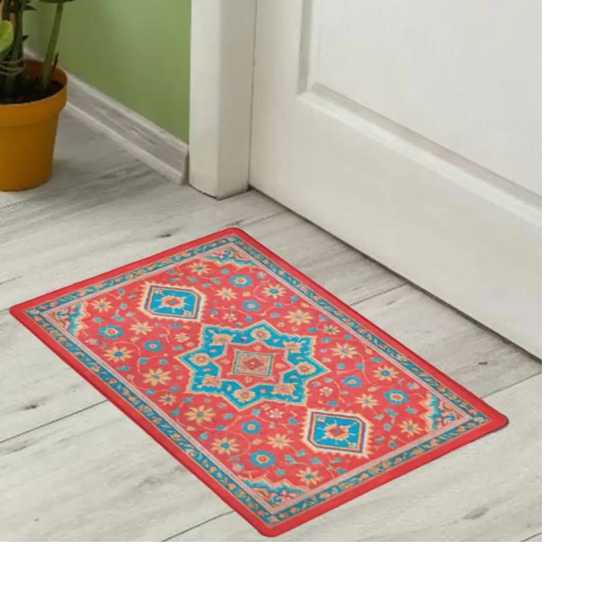 Ethnic pattern floor mat