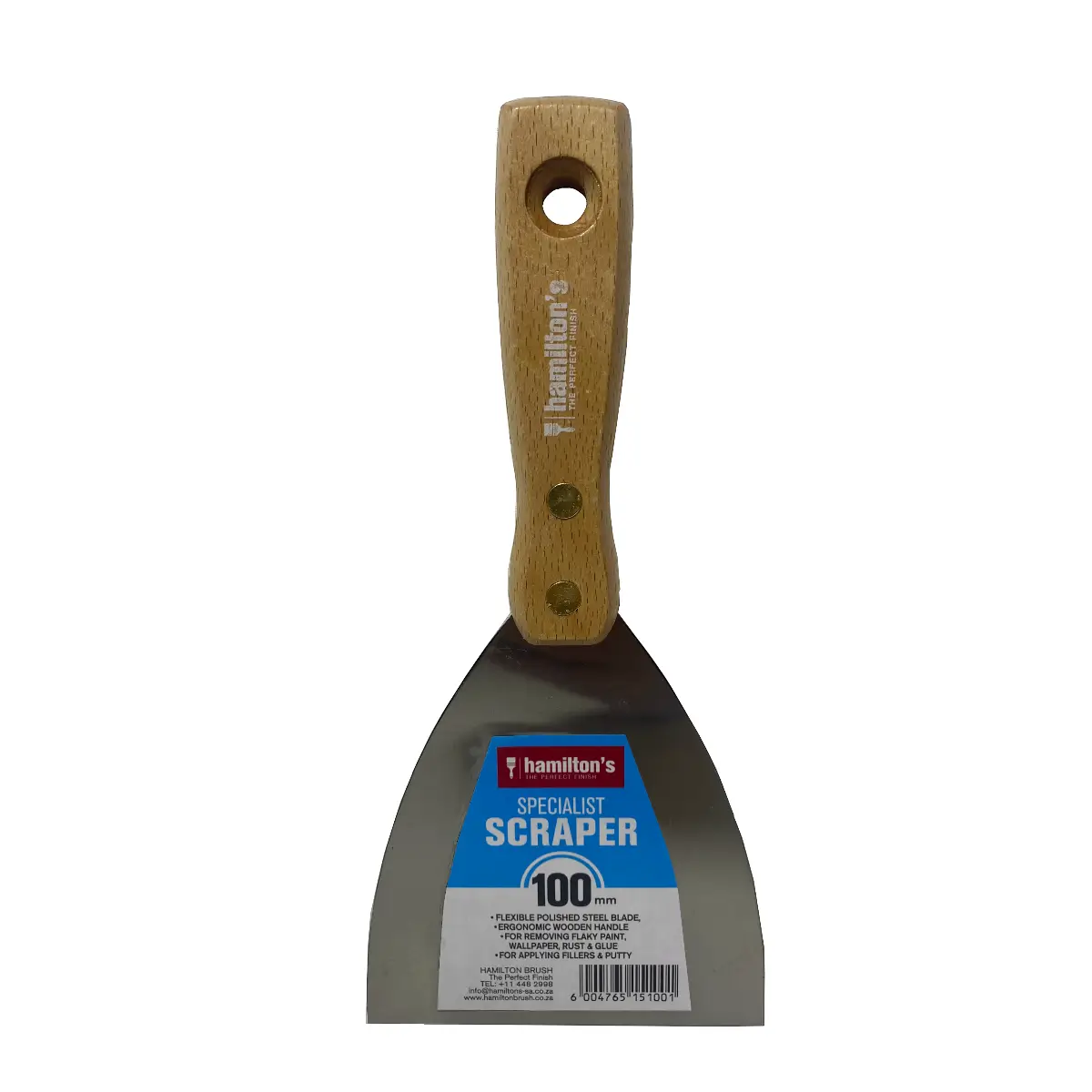 100mm wood handle scraper