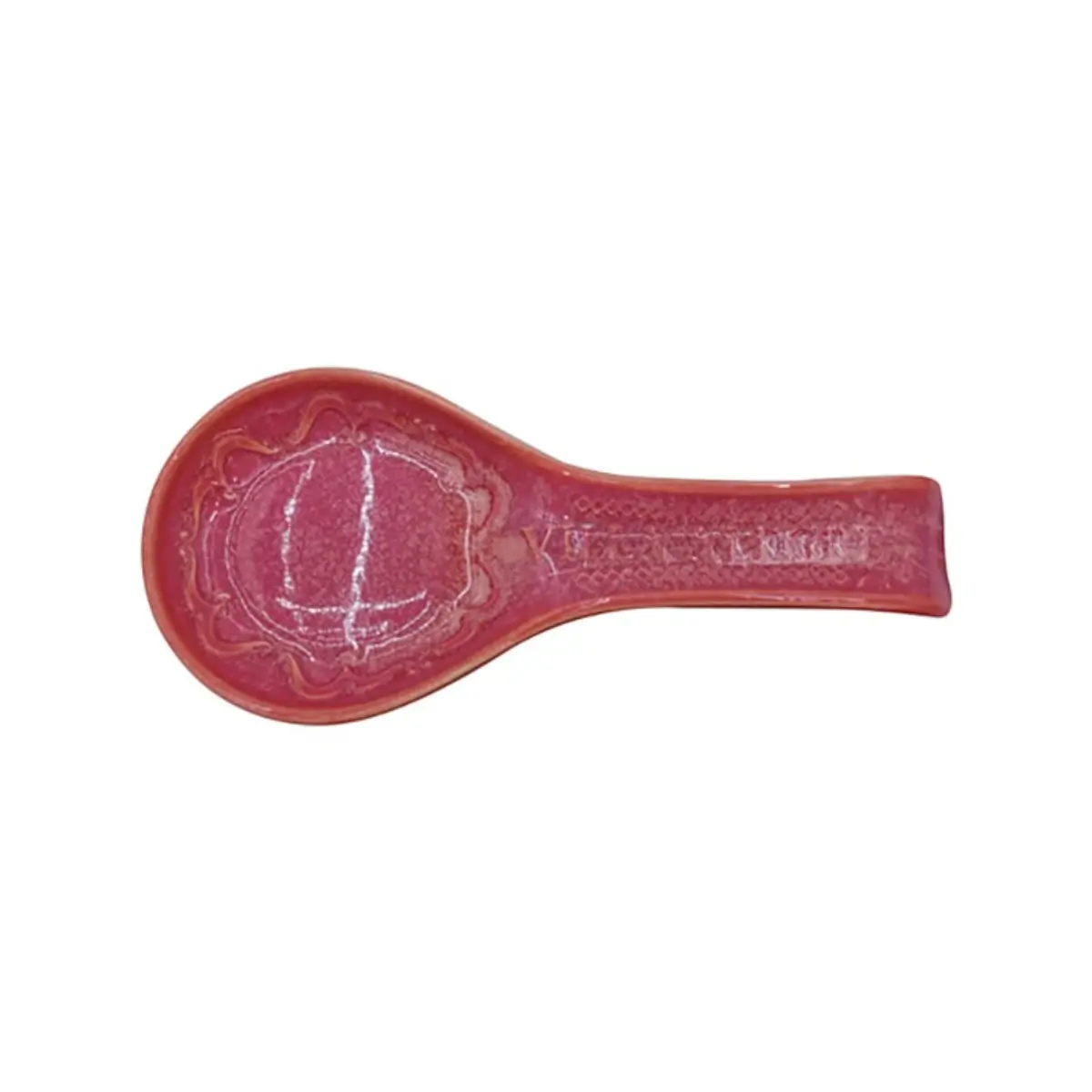 Ceramic spoon rest for cooking