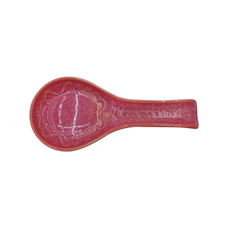 Ceramic spoon rest for cooking
