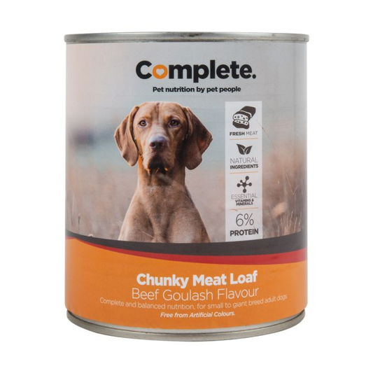 COMPLETE Dog Food Tin Beef Goulash 775g